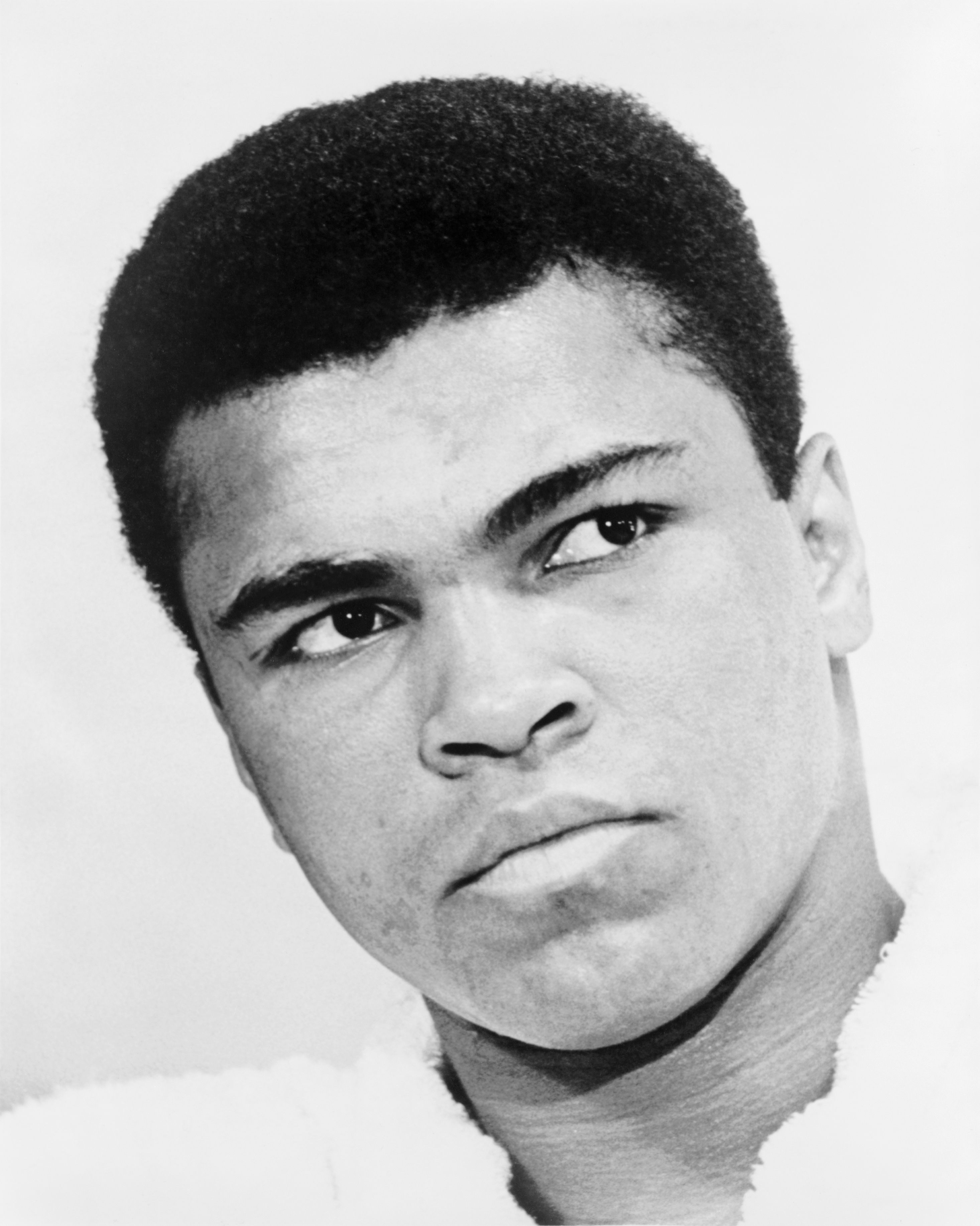 Bust portrait of Muhammad Ali, photographed in 1967