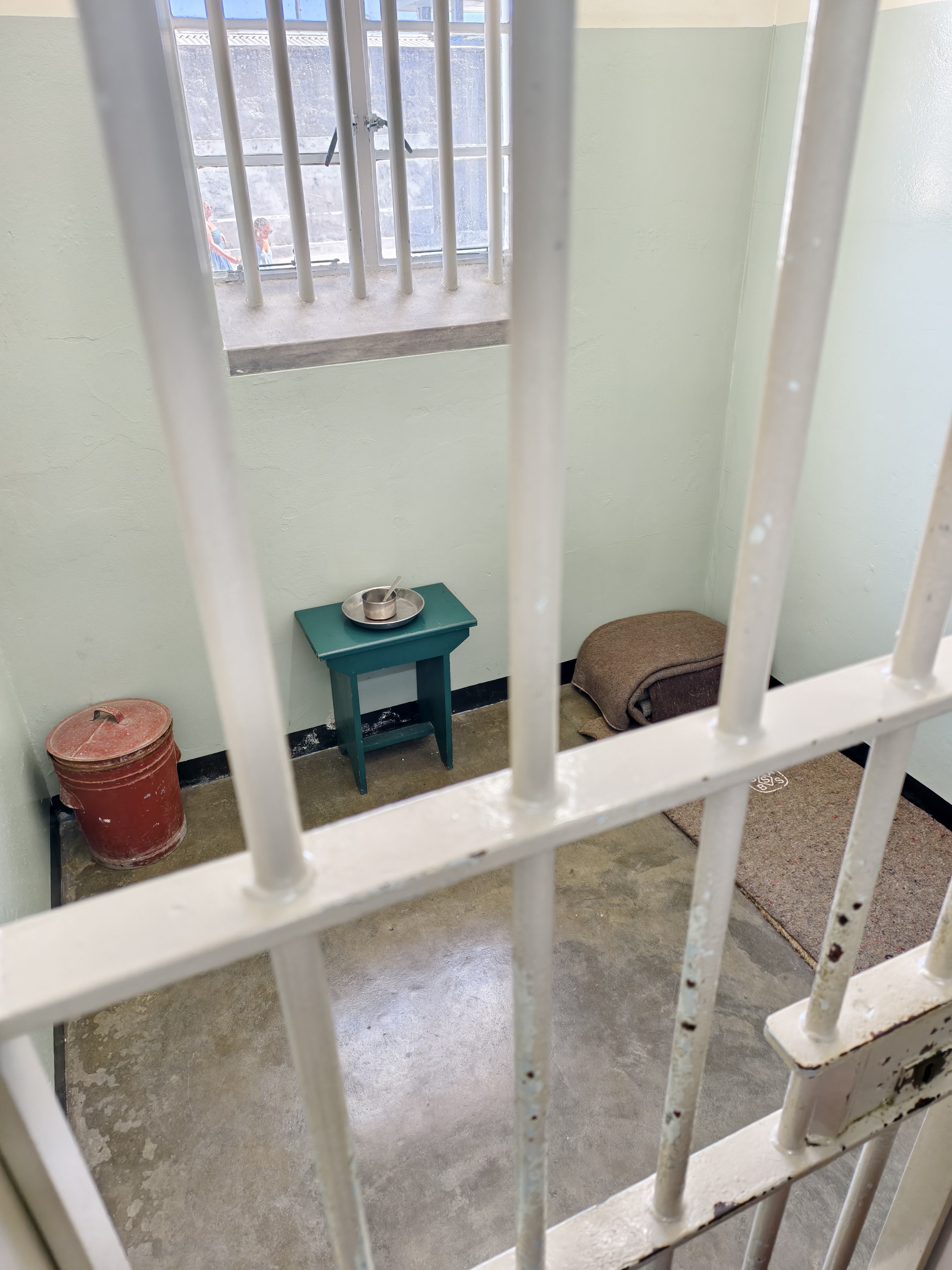 Nelson Mandela's cell at Robben Island Maximum Security Prison
