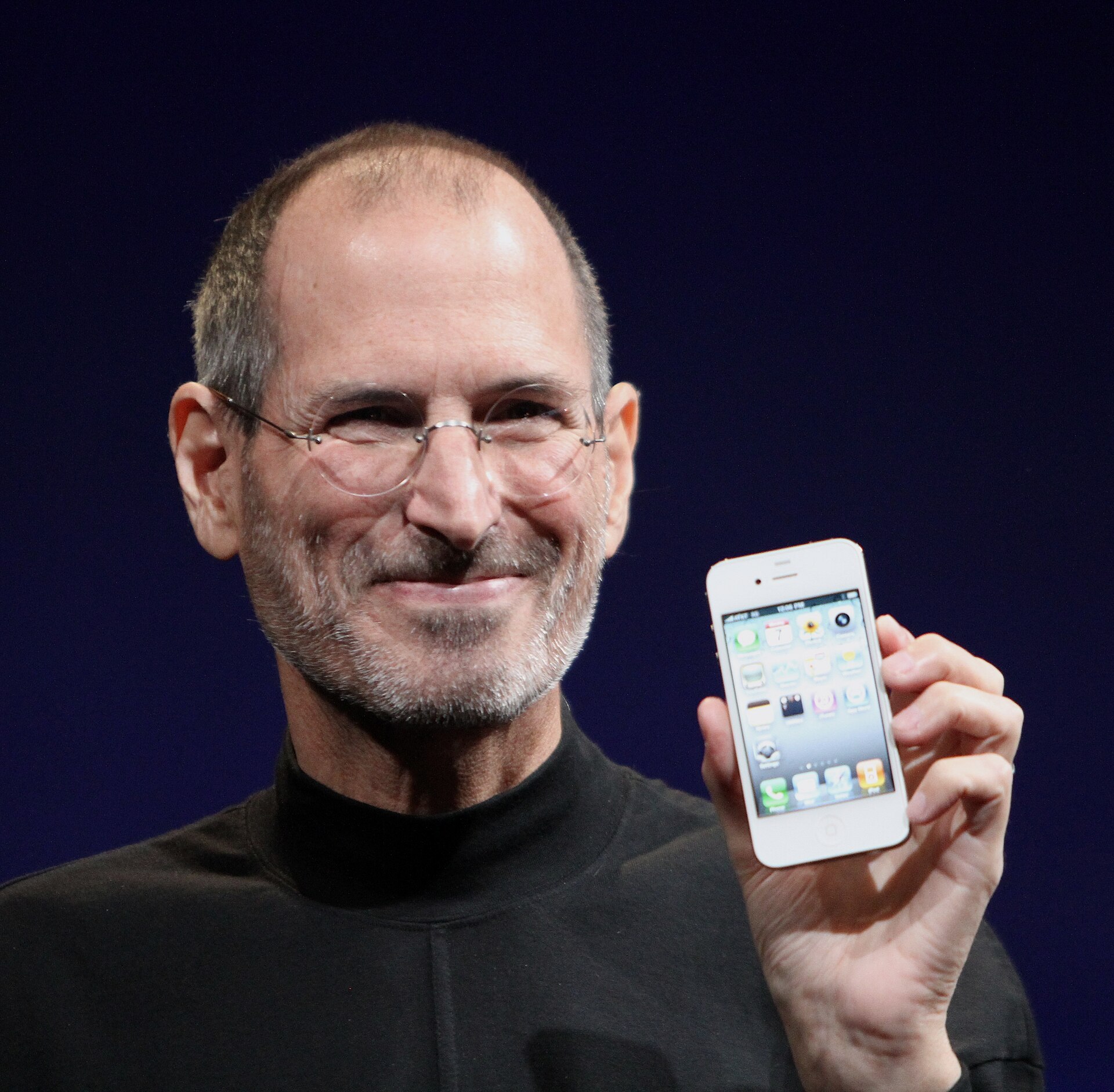 Steve Jobs photographed in 2010